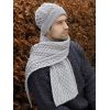 Magnifique Bonnet Irlandais Femme et Homme, Gris clair