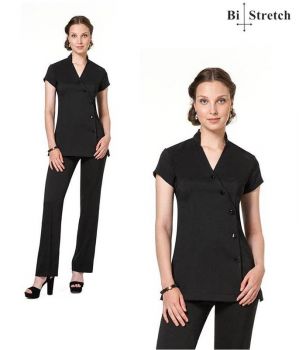 Tunique Coupe Flatteuse, Bi-Stretch, Tailles 36, 40, 50.