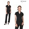 Tunique Noire Femme, Coupe flatteuse pour la Silhouette, Bi-Stretch Confort