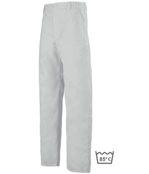 Pantalon blanc homme, PolyCoton, Adolphe Lafont Clemix