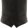 Gilet barman, serveur, poches passepoilées, 5 boutons