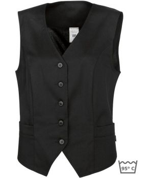 Gilet barman femme noir