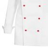 Veste de cuisine dame, manches longues