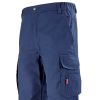 Pantalon de Travail Row Bleu Marine Adolphe Lafont, Ceinture Elastiquée