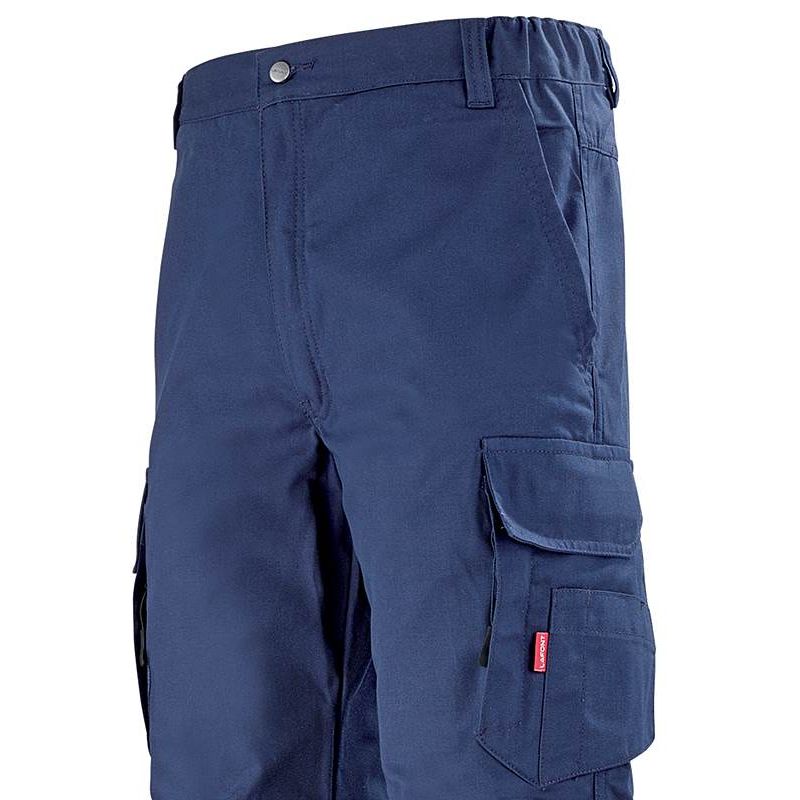 Pantalon de Travail Row Bleu Marine Adolphe Lafont, Ceinture