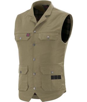 Gilet de Travail Adolphe Lafont, Pressions Métal, Doublé Flanelle