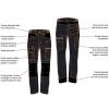 Jean Bleu Indigo et Noir de Travail, Pantalon Professionnel Adolphe Lafont