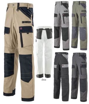 Pantalon de Travail Professionnel Adolphe Lafont Ruler, Renforts genoux