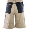 Bermuda de travail Crusher, Adolphe Lafont, Beige et Noir, Dos