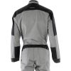 Combinaison Pro Double Zip Gris-noir, Dos