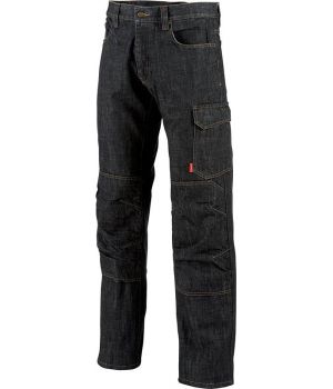 Pantalon Jean Adolphe Lafont, Noir, Tailles 44 et 50, Modèle Jean Alicki, Denim 100% Coton