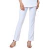 Pantalon esthéticienne bootleg bi-stretch Blanc