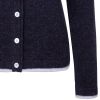 Gilet Cardigan Femme, Doux et Chic, Marine