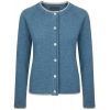 Gilet Cardigan Femme, Harbour Blue