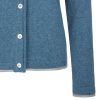 Gilet Cardigan Femme, Laine et Cashmere, Harbour Blue