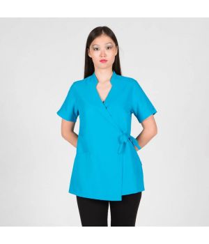 Blouse Professionnelle, Polyester Microfibre, Taille S.