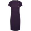 Robe à Coupe Ajustée, 100% Polyester, Couleur Prune