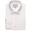 Chemise Blanche Homme, Coupe Slim, 100% Coton, Sans Repassage