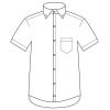 Chemise Homme Vichy, Manches Courtes, Dessin