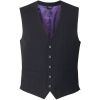 Gilet de costume Homme, rayures anthracite