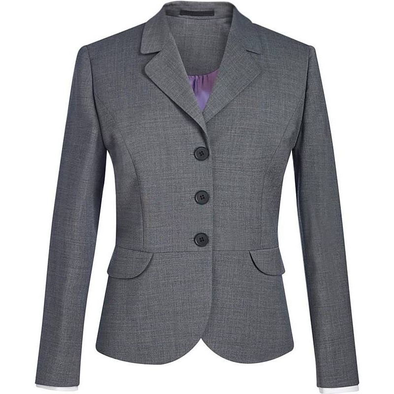Veste femme, 3 boutons, Col rond, pour un look impeccable
