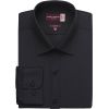 Chemise Coupe Slim Fit, Manches longues, Noire