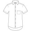 Chemise Manches Courtes, Coupe Classique, Dessin