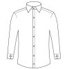 Chemise Homme, Coupe Slim, Manches Longues, Dessin