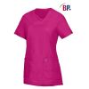 Blouse Médicale Femme, Tissu Stretch, Fuchsia