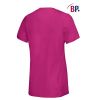 Blouse Médicale Femme, Tissu Stretch, Fuchsia, Dos