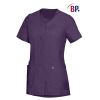 Blouse Médicale Femme, Couleur Aubergine