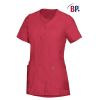 Blouse Médicale Femme, A Boutonner, Couleur Corail