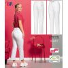 Jean Femme SlimFit Blanc, Longueur 7/8, Stretch Confort, Liberté Mouvement