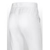 Pantalon kinésithérapeute Blanc Stretch Taille élastiquée en maille