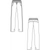 Pantalon Blanc Confort femme, Dessin