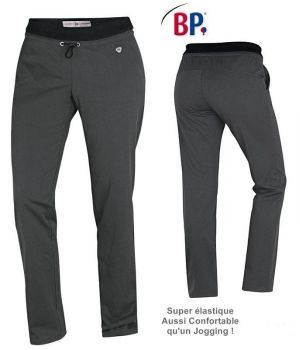 Pantalon Super Confort Femme, Anthracite, Taille élastiquée