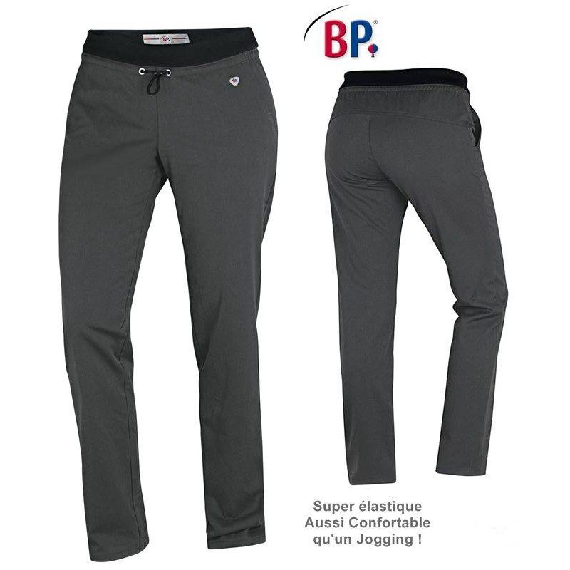 Pantalon Super Confortable Femme, Anthracite, Taille élastiquée