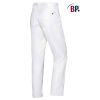 Jean Blanc Femme et Homme, 5 Poches, Dos