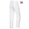 Jean Blanc Cargo Femme et Homme, Peut Bouillir