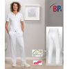 Pantalon Blanc Femme, Super Confort Stretch, Taille Elastiquée