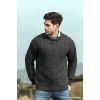 Pullover Irlandais pour femme ou homme, Charbon