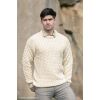 Pullover Irlandais pour femme ou homme, Ecru