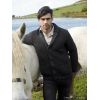 Veste Irlandaise Homme, Couleur Charbon