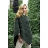 Magnifique Poncho Irlandais Vert