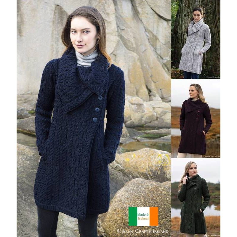 manteau 3 4 femme en laine