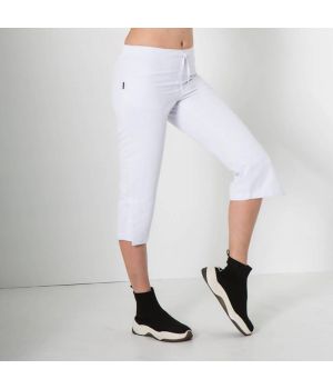 Pantalon Pirate, Elastiqué au Dos, Microfibre, Taille S.