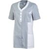 Blouse Médicale Femme, Gris argent et blanc