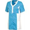 Blouse Médicale Femme, Turquoise et blanc