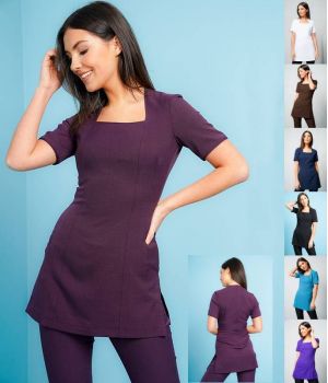 Tunique Femme, Classique et Contemporaine, Prune Taille 40.