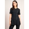 Blouse Esthéticienne, Fermeture Zip, Noire